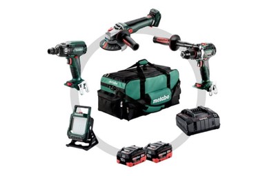 METABO Set akumulatorskih alata 18 V 685209000, BS, SSW, WBQ i BSA, 2 × 10 Ah