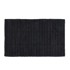 ZONE Crni pamučni tepih za kupaonicu Tiles, 50 x 80 cm