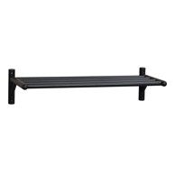 ROWICO Crni viseći stalak za cipele od hrastovine Milford 