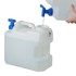 NORTHIX Sklopivi vrč za vodu sa slavinom BPA free 5L/10L/15L, prozirni
