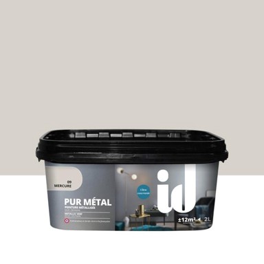 ID PUR METAL Boja za zidove s efektom metala, živa