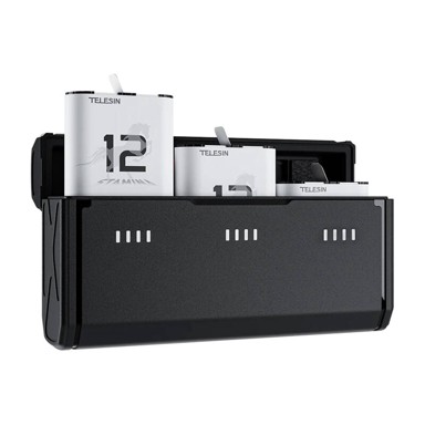 TELESIN Kutija za punjenje, za GoPro 9/10/11/12, sa SSD pohranom