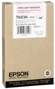 EPSON Tinta za printer Vivid Light Magenta T603 220 ml