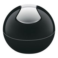 SPIRELLA Crna plastična kanta za smeće 1 l Bowl 