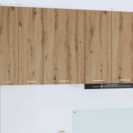 Viseći ormarić Riga, 50 x 31 x 80 cm, umjetnički hrast i bijeli