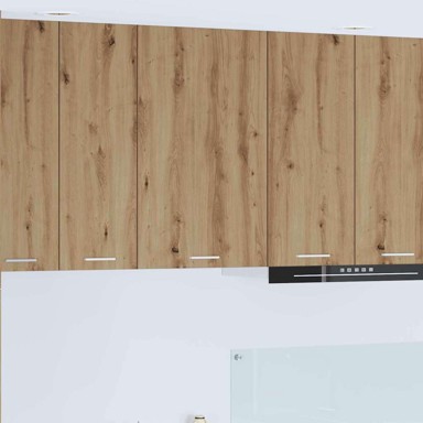 Viseći ormarić Riga, 50 x 31 x 80 cm, umjetnički hrast i bijeli