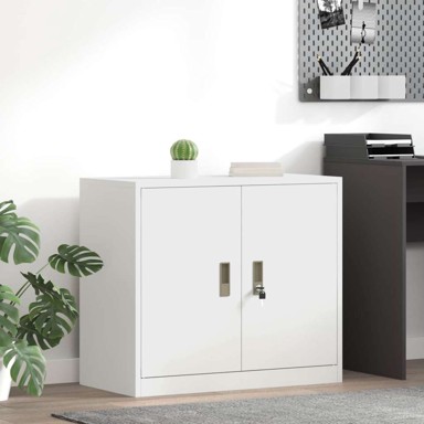 Ormarić za pohranu, 80x40x70 cm, hladno valjani čelik, bijeli