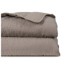 IXIA Smeđe-sivi prošiven prekrivač 240x260 cm