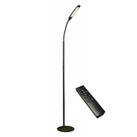 Podna svjetiljka York, crna