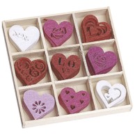 KNORR PRANDELL Filc ukras Srca 22 mm 45 kom 21-8001211