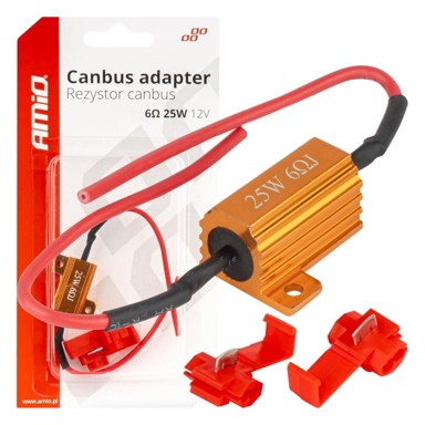 SLOMART CANBUS otpornik za LED žarulje AMIO, 6 Ω, 25W