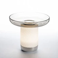 Stolna lampa Bonta, siva