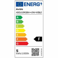 AVIDE Pametna žarulja, LED 4.9W, GU10, RGB+W, WiFi, Bluetooth