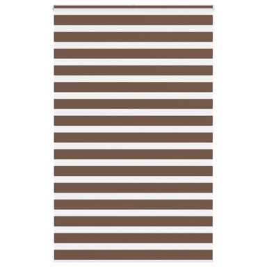 Zebra zavjesa, 145 x 200 cm, širina tkanine 140,9 cm, poliester, smeđa