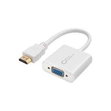 HDMI na VGA adapter, muški na ženski, bijela