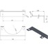 PROLINE Zidni nosač za plinsku bocu 250 mm 1 boca