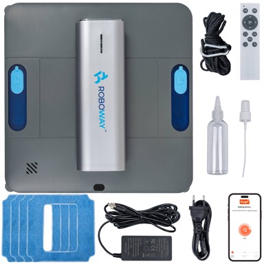 ROBOWAY Robot za čišćenje prozora RW-5-PRO, sivi