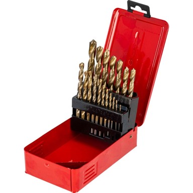 MEGA Set svrdala za metal HSS, 1-10 mm, 19 komada