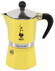 BIALETTI Moka lončić Rainbow 3TZ, žuta