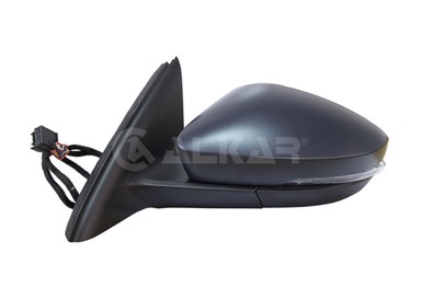 ALKAR Retrovizor Škoda Octavia 13-20, lijevi, električni, grijani, sklopiv, podno svjetlo, žmigavac, 11 pinova