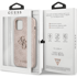 GUESS Zaštitna maska GUHCP12M4GMGPI, za iPhone 12 / iPhone 12 Pro, ružičasta, zlatni logotip