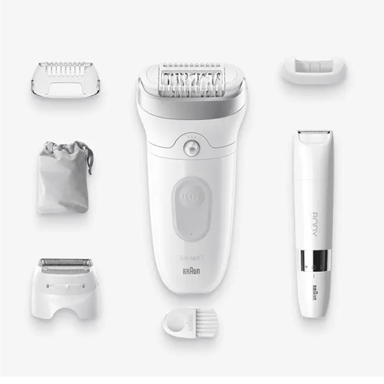 BRAUN Epilator Silk-épil 7 7-441 bijelo-srebrni