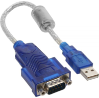 INLINE USB na Sub-D adapter, plavi/sivi/prozirni