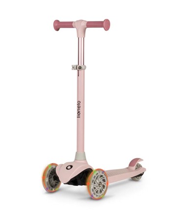 LIONELO Romobil Jessy LED, ružičasto/crveni