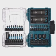 MAKITA Set bitova s drškom Impact Black 30 kom, crna
