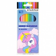 STARPAK Drvene bojice, Unicorn, 12 kom