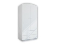 Dječji ormar, bijeli, 181×90×52 cm