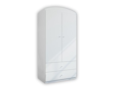 Dječji ormar, bijeli, 181×90×52 cm