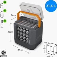PEME Prijenosni hladnjak Trip, 31,5 L, Adventure Orange, sa zvučnikom