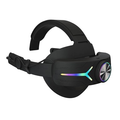 RGB remen s baterijom, 12000 mAh, kompatibilan s Meta Quest 3S, crni