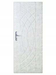 GOCKOWIAK Elle 14 Svijetlosiva presvlaka za vrata, 95 cm