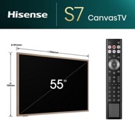 HISENSE Televizor 55S7NQ 4K UHD Canvas TV