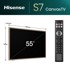 HISENSE Televizor 55S7NQ 4K UHD Canvas TV