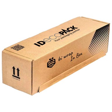 BI WRAP BOX Omotni saćasti papir, rola, 80 g, 50 cm x 50 m, u kutiji, smeđi