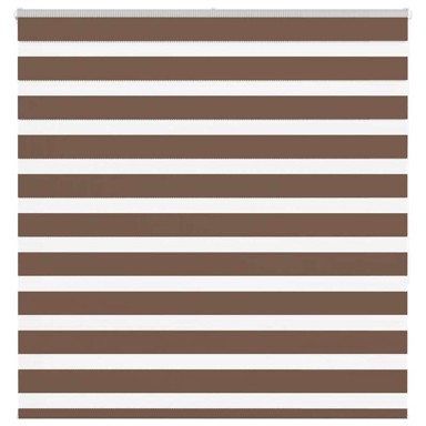 Zavjesa zebra 145x150 cm širina tkanine 140 9 cm poliester - smeđa