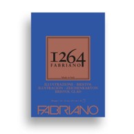 FABRIANO Blok za crtanje, 1264 Bristol, A4, 21 x 29,7 cm, 200 g, 50 listova, lijepljen na vrhu