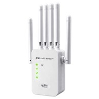 QOLTEC Pojačalo WiFi signala, pristupna točka/repeater, 300 Mb/s, 6 antena
