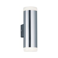 TRIO LED zidna lampa u sjajnoj srebrnoj boji Ray 