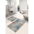 MILA HOME Plave/sive kupaonske prostirke u setu 2 kom 60x100 cm