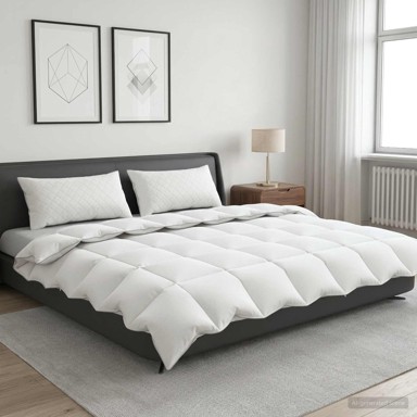 Poplun Fulda 3 kom. 200 x 240 cm 90 % guščji puh zima 300 GSM bijeli