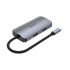 UNITEK Docking stanica P5 Trio, USB-C, 1x USB-A, 1x USB-C, 2x HDMI, 1x VGA, sivi