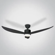 ONE LIGHT Stropni ventilator 35w led 22w cctv ip20 230v crni dm6302/b/v