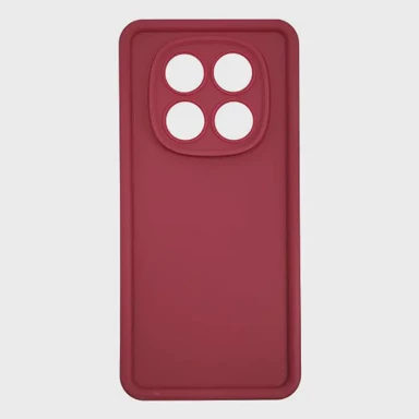 MAXMOBILE Maskica za Xiaomi Redmi Note 14 Pro 4G, Silicone Candy tamnocrvena
