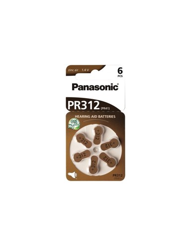 PANASONIC Baterije PR312L/6LB