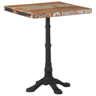 Bistro stolić 60 x 60 x 76 cm, masivno obnovljeno drvo