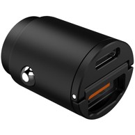 CELLY Auto punjač Mini, 1x USB-C PD + 1x USB, 30 W
